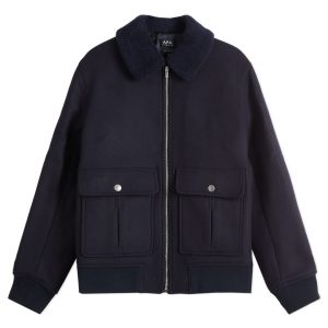 A.P.C. Ben Faux Fur Collar Jacket