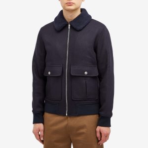 A.P.C. Ben Faux Fur Collar Jacket