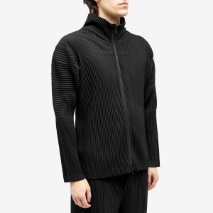 Homme Plissé Issey Miyake Pleated Zip Up Jacket