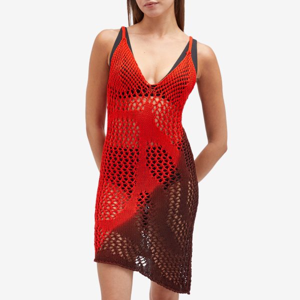 The Attico Crochet Knitted Dress