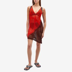 The Attico Crochet Knitted Dress