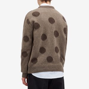 Foret Circle Jacquard Knit Jumper