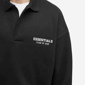 Fear of God ESSENTIALS Core Logo Fleece Polo Sweatshirt