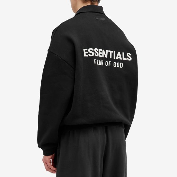 Fear of God ESSENTIALS Core Logo Fleece Polo Sweatshirt