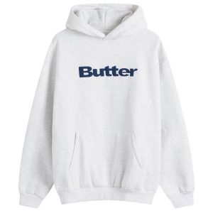 Butter Goods Denim Logo Applique Hoodie