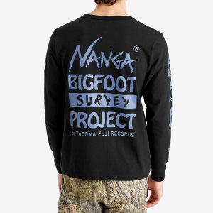 Nanga x Tacoma Fuji Records Logo Long Sleeve T-Shirt