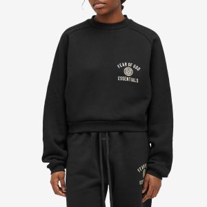 Fear of God ESSENTIALS Fleece Cropped Crew Sweatshirt