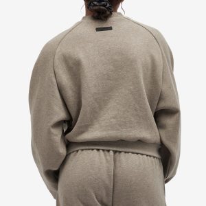 Fear of God ESSENTIALS Fleece Cropped Crew Sweatshirt