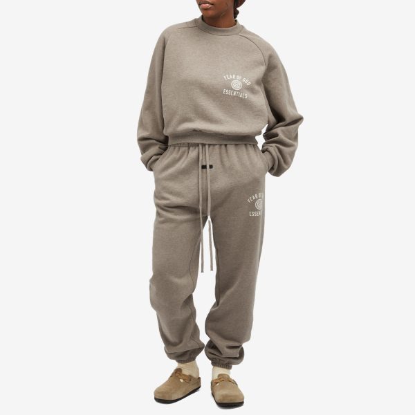 Fear of God ESSENTIALS Fleece Cropped Crew Sweatshirt