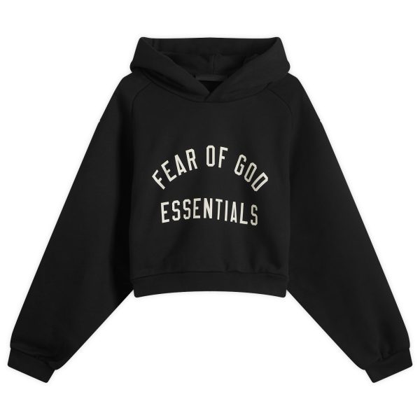 Fear of God ESSENTIALS Fleece Cropped Hoodie