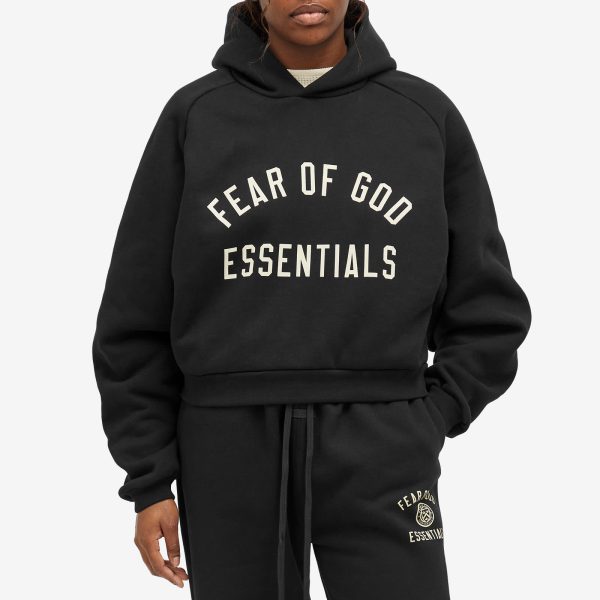 Fear of God ESSENTIALS Fleece Cropped Hoodie