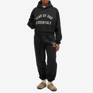 Fear of God ESSENTIALS Fleece Cropped Hoodie