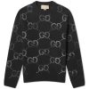 Gucci Jumbo GG Jacquard Crew Neck Jumper