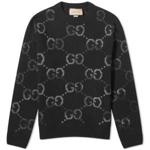 Gucci Jumbo GG Jacquard Crew Neck Jumper