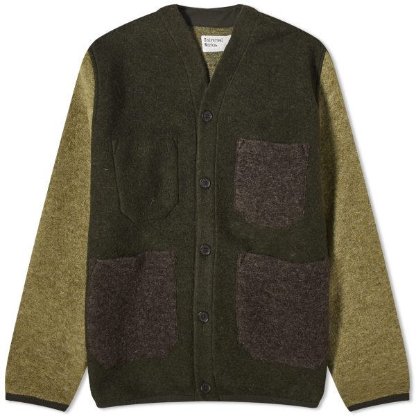 Universal Works Wool Fleece Cardigan