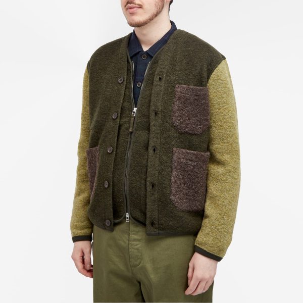 Universal Works Wool Fleece Cardigan