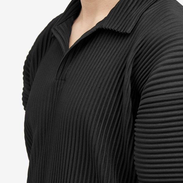 Homme Plissé Issey Miyake Pleated Polo Shirt