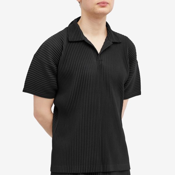 Homme Plissé Issey Miyake Pleated Polo Shirt