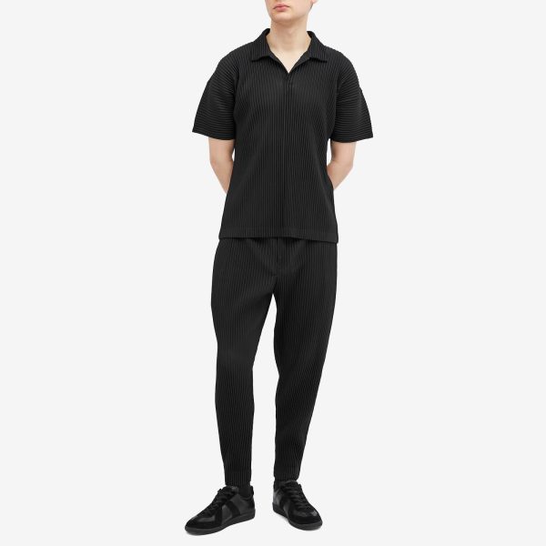 Homme Plissé Issey Miyake Pleated Polo Shirt