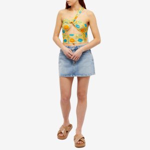 AVAVAV Floral Wrap Crop Top