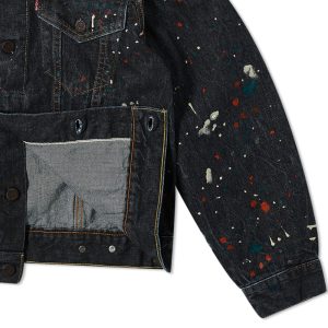 END. x Levi's 'Painted' Selvedge Trucker Jacket