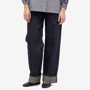 Damson Madder Sylvie Turn Up Jeans