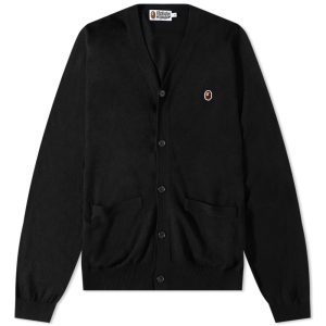 A Bathing Ape Ape Head One Point Knit Cardigan