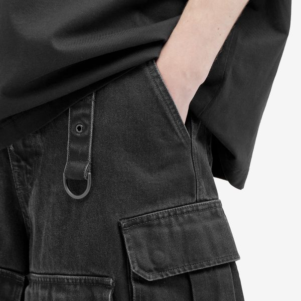 VETEMENTS Multi Pocket Cargo Denim Shorts