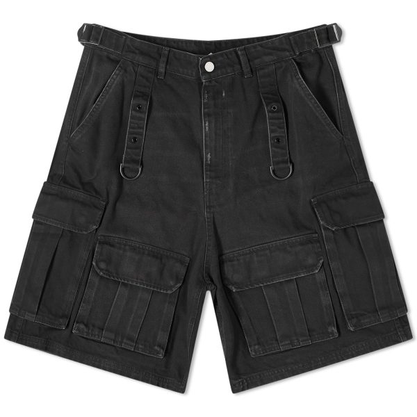 VETEMENTS Multi Pocket Cargo Denim Shorts