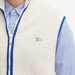 Drake's Boucle Wool Fleece Vest