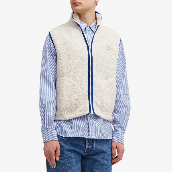 Drake's Boucle Wool Fleece Vest