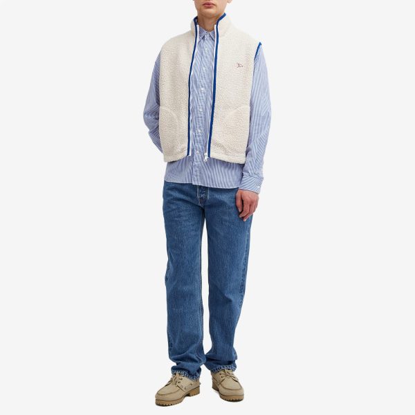 Drake's Boucle Wool Fleece Vest