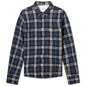 Officine Générale Benoit Wrinkle Check Shirt