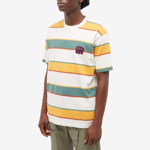 By Parra Fast Food Logo Stripe T-Shirt