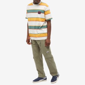 By Parra Fast Food Logo Stripe T-Shirt
