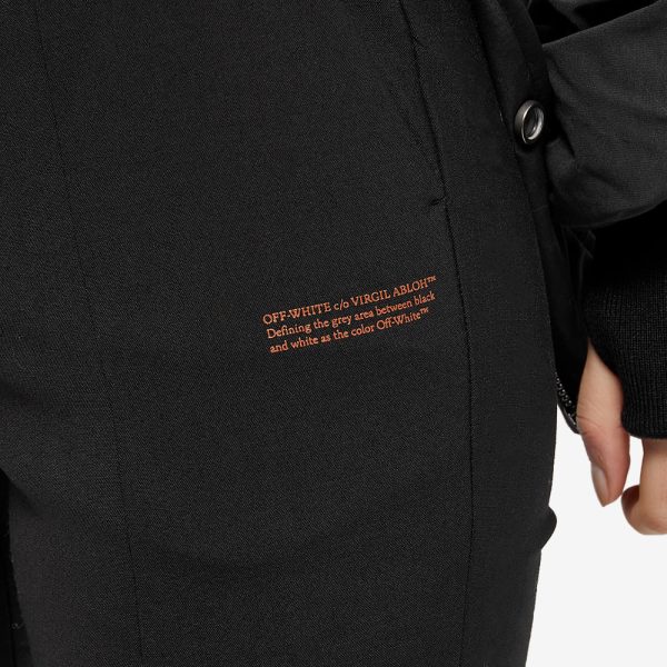 Off-White Light Wool Tailored Pant