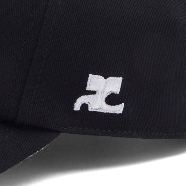 Courrèges Signature Cotton Cap