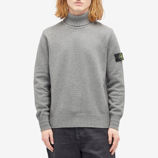 Stone Island Winter Cotton Turtle Neck Knit