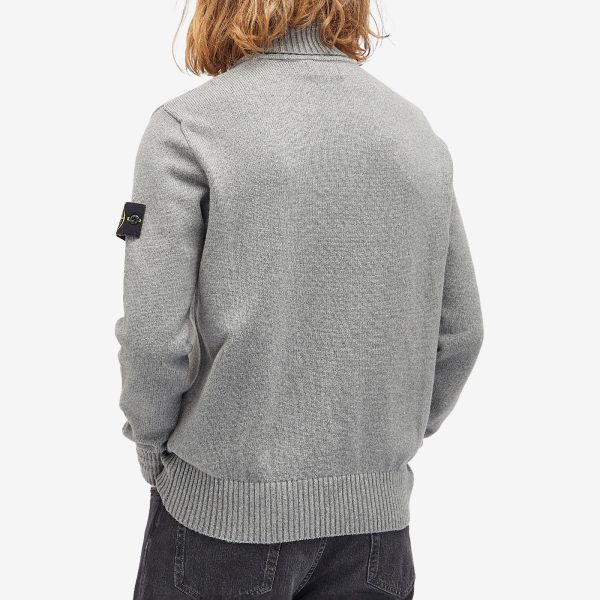 Stone Island Winter Cotton Turtle Neck Knit