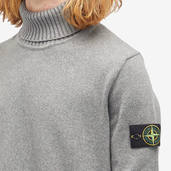 Stone Island Winter Cotton Turtle Neck Knit