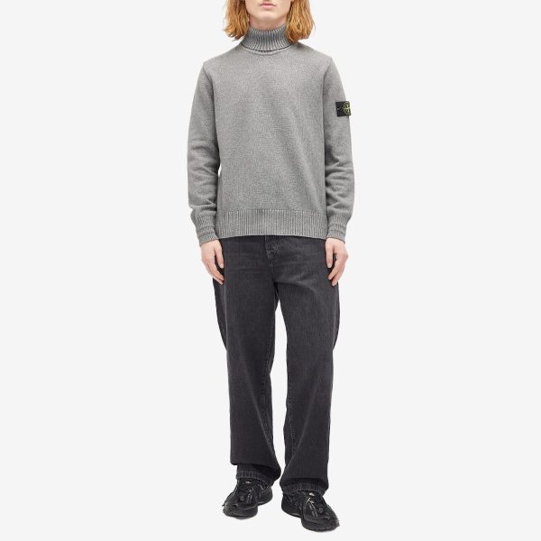 Stone Island Winter Cotton Turtle Neck Knit