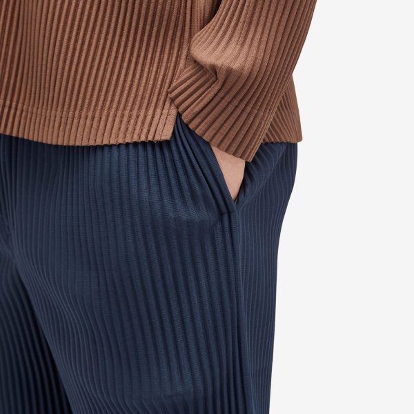 Homme Plissé Issey Miyake Pleated Slim Leg Trousers