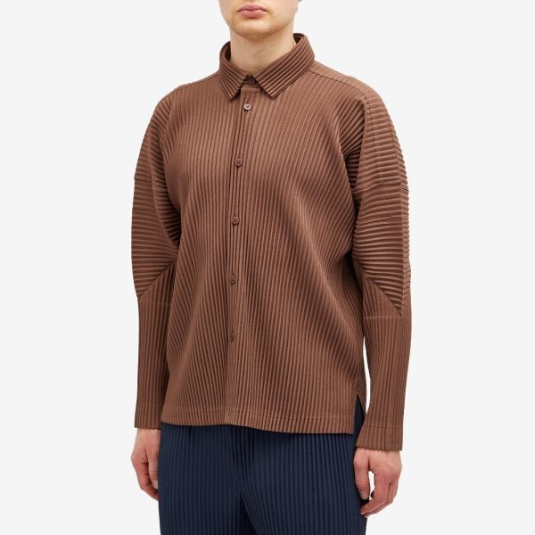 Homme Plissé Issey Miyake Pleated Button Down Shirt