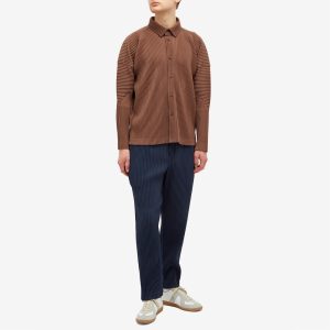 Homme Plissé Issey Miyake Pleated Button Down Shirt