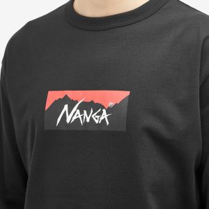 Nanga Long Sleeve Eco Hybrid Box Logo T-Shirt