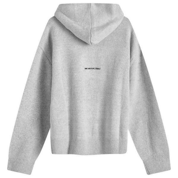 MKI Mohair Blend Knit Hoodie