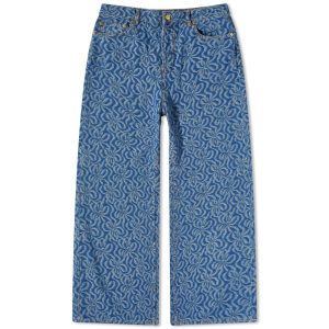 GANNI Denim Wide Pants