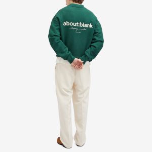 about:blank Box Logo Crew Sweat