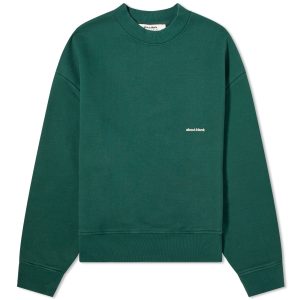 about:blank Box Logo Crew Sweat