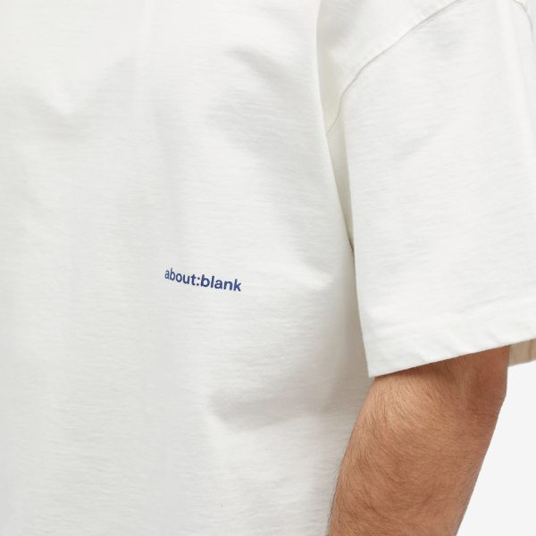 about:blank Box Logo T-Shirt